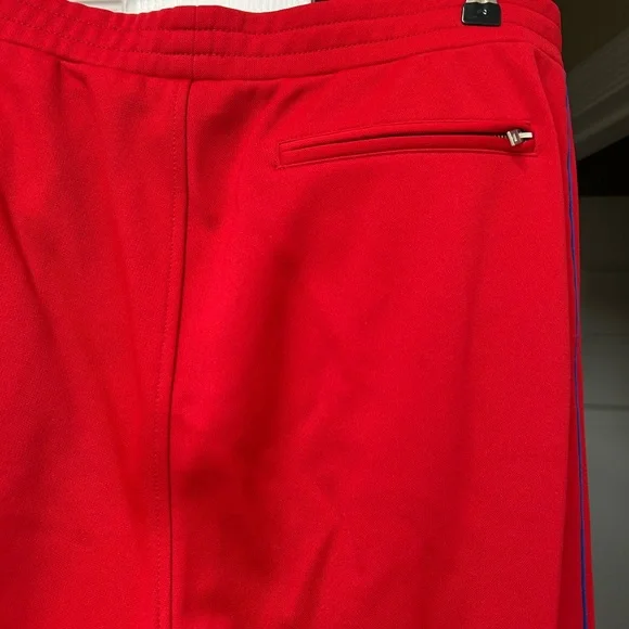 Rag & Bone Naval Track Pant, True Red with Blue Side Stripes – Size L - Picture 12 of 15